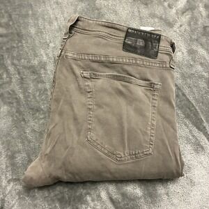 Adriano Goldschmied Jeans Men's 36x34 Gray Tellis Modern Slim Denim Pants